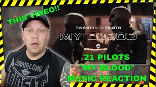 OMG THIS VIDEO!!!! 21 Pilots Reaction | MY BLOOD | UK REACTOR | REACTION |