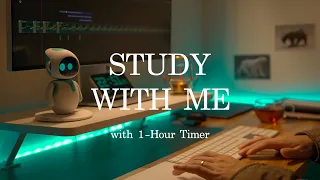 1-HOUR STUDY WITH ME🌃 / 夜の1時間、一緒に勉強しましょう✏️ / 勉強動画 / 作業用 / Relaxing Lo-Fi