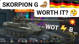 SKORPION G 🦂 WORTH IT? 🤔 LET'S TRY IT! WOTB ⚡ WOTBLITZ ⚡ WORLD OF TANKS BLITZ GAMEPLAY TIPS