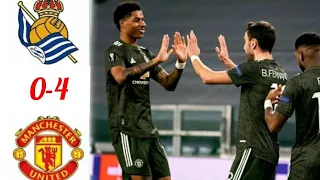 Man United vs Real Sociedad Extended Highlights (4-0)