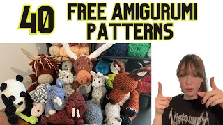 All My Free Amigurumi Patterns - 40 Crochet Toys I Designed 2015 - 2024