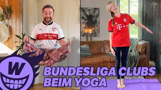 Bundesliga Clubs beim Yoga