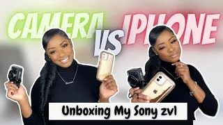 Iphone 12 VS Sony ZV-1| Unboxing My Sony ZV-1| Camera Test | Moccah T
