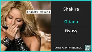 Shakira - Gitana Lyrics English Translation - Spanish and English Dual Lyrics  - Subtitles Lyrics