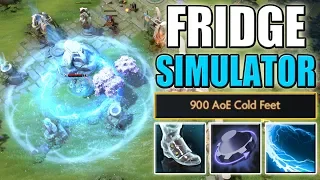 True Snowstorm is coming [Unlimited AoE Cold Feet + Plasma Field] Dota 2 Ability Draft