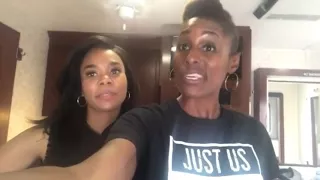 Issa Rae and regina hall for the d challenge