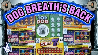FULL CARD REVEALED & DOG BREATH'S BACK £11 WORTH UK LOTTERY SCRATCHCARDS #scratch #crazy