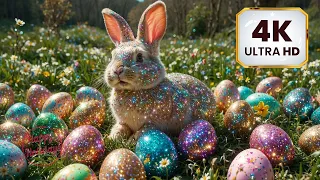 EASTER BACKGROUND 4K  🐰  happy easter screensaver  🐰  easter 4k backdrop