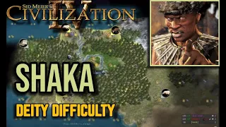 Shaka - Deity 76 EP 01: An All Out Attack | Civilization IV