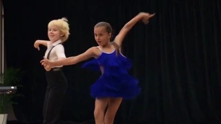 Sofia Sachenko & Lev Khmelev practicing show dance