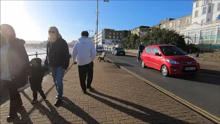 Virtual Walk Along Sandown Seafront - Isle Of Wight - January 2020 | kittikoko