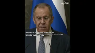 'Struck by the speed' Russia's FM Lavrov on Finland and Sweden joining NATO