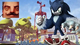 Hello Neighbor - My New Neighbor Sonic Unleashed Act 2 Random Gameplay Walkthrough