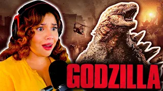 ACTRESS REACTS to GODZILLA (2014) FIRST TIME WATCHING *THIS MOVIE WAS A BLAST!* ft. crying?