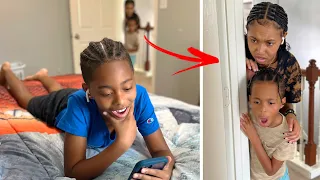 Girl TELLS On Little BROTHER For Having A GIRLFRIEND, What Happened Is Shocking