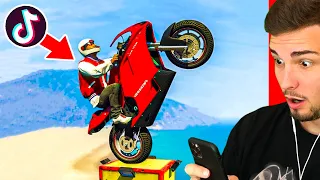 VIRALE GTA 5 STUNTS auf TIK TOK NACHMACHEN 11.0