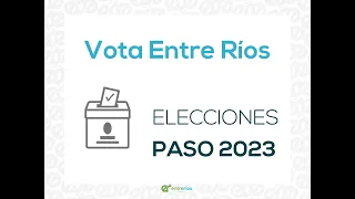 Vota Entre Ríos - ELECCIONES PASO 2023