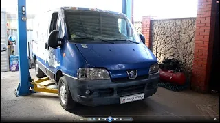 Замена роликов и ремня ГРМ на Peugeot Boxer 2 2,2 дизель Пежо Боксер 2 2002 года 1часть #авторемонт