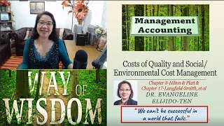 2B - Costs of Quality & Social/ Environmental Cost Management-Pt2