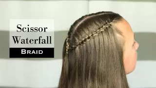 Scissor Waterfall Braid by Erin Balogh