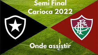 Botafogo x Fluminense SemiFinal Carioca 21/03 Onde Assistir Online ao Vivo de Graça com Imagem