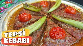 TEPSİ KEBABI NASIL YAPILIR? 🔝 HATAY SİNİ KEBAP TARİFİ 👌 TRAY KEBAB 👍 ANTAKYA'NIN EN GÜZEL YEMEĞİ✅