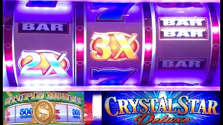 CASINO SLOTS: CRYSTAL STAR DELUXE + LUCKY RUBY + STUPID MONEY SLOT PLAY! NICE WINS! FREE GAMES!