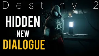 New Hidden Dialogue & Traveler Gift To Crow | Destiny 2