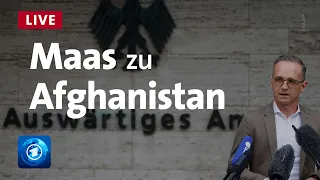 Lage in Afghanistan: Statement von Bundesaußenminister Maas