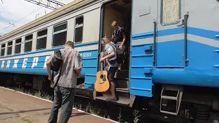 Электропоезд ЭР9Е-658, Одесса-Сортировочная, июль 2020