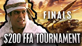 $200 GameReplays FFA Tournament Finals | C&C Generals Zero Hour