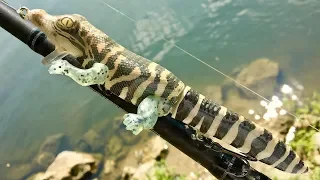 Making a Baby Alligator Lure