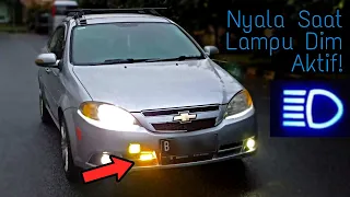 Pasang LAMPU TEMBAK LED DIM (hi-beam) di Mobil