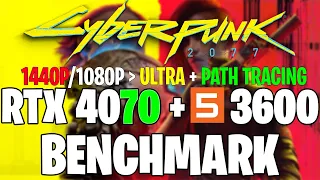 Cyberpunk 2077 v2.02 | RTX 4070 & Ryzen 5 3600 | Performance Test