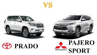 Toyota Land Cruiser PRADO Vs Mitsubishi PAJERO SPORT | Best 7 Seater?