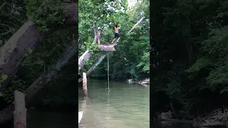 Gainer into 3 feet of water