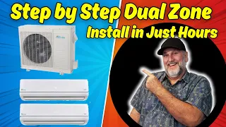 How to Install a DIY Mini Split Dual Zone | Senville | Mr Cool