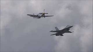 F-16 Viper Demo and Heritage Flight highlights- 2017 Oceana Air Show