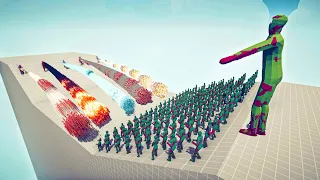 100x ZOMBIE + GIANT vs 5x EVERY GOD - 🏹 Totally Accurate Battle Simulator TABS