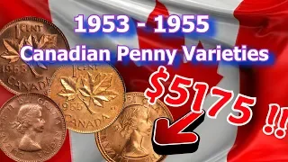 Canadian Shoulder Strap Penny Varieties You Should Know Ep.4 - 1953, 1954, 1955 NSF Pennies