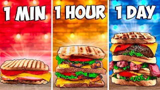 1 Minute vs 1 Hour vs 1 Day sandwich