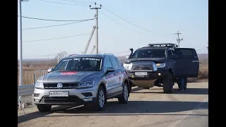 Кто быстрее? VW Tiguan против LX570, RX450h и Tundra