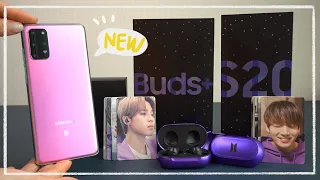 BTS is Everywhere! Samsung Galaxy x BTS Edition! Unboxing BTS Samsung S20 + Buds Special Edition