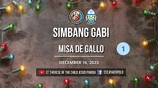 LIVE | December 16, 2023 | 1st Day of Simbang Gabi (Misa de Gallo)