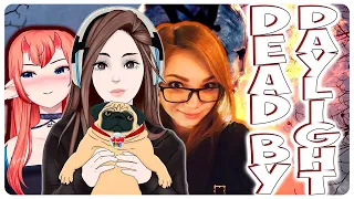 ДЕВОЧКИ ВЫХОДЯТ НА ОХОТУ, МАН БУДЕТ СТРАДАТЬ 😈😏 Dead by Daylight. RIZHAYA, KINDER PLAY, HELLGIRL