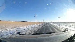 Дальнобой по Америке.Зима, мороз и загрузка в Миннесоте