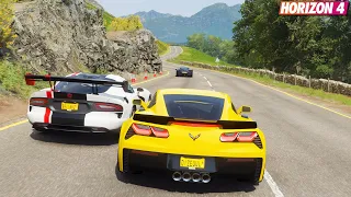 Forza Horizon 4 - Chevrolet Corvette Z06 | Goliath Race Gameplay