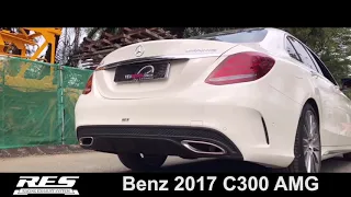 2017 Benz C300 AMG RES Racing Exhaust System Valve Exhaust