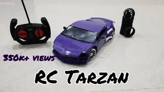 Wow! Rc tarzan|| how to make paper rc tarzan car