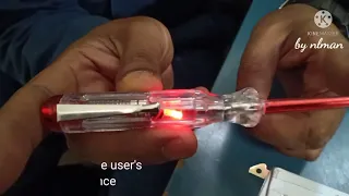 How to use Voltage Tester Screwdriver / Continuity Tester